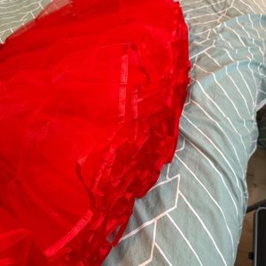 Red vintage-inspired petticoat